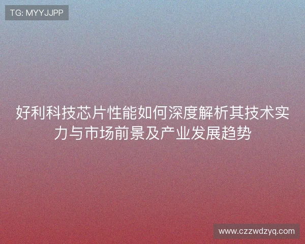 好利科技芯片性能如何深度解析其技术实力与市场前景及产业发展趋势